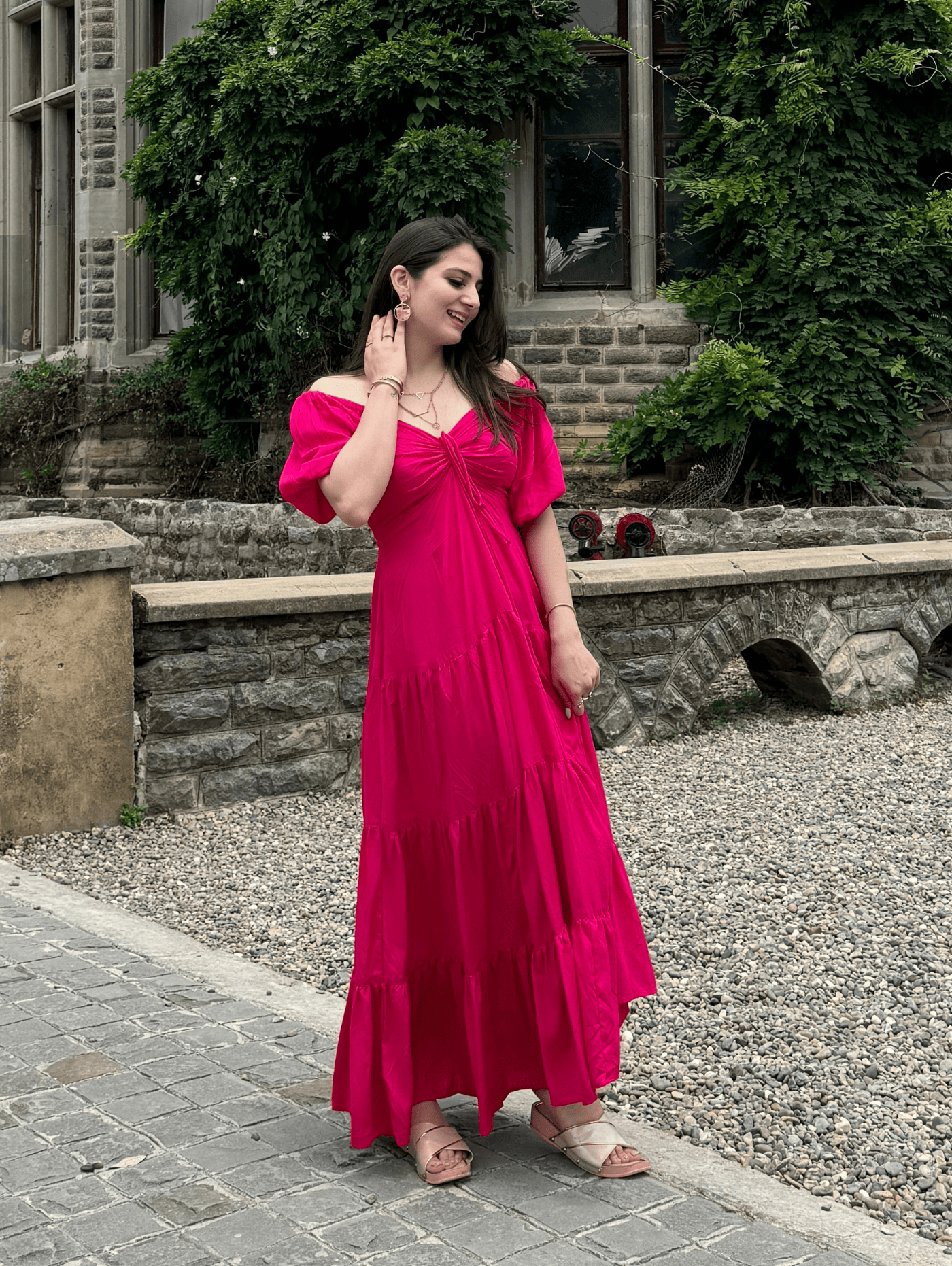 Blushing Petal Dress (no cut-out)