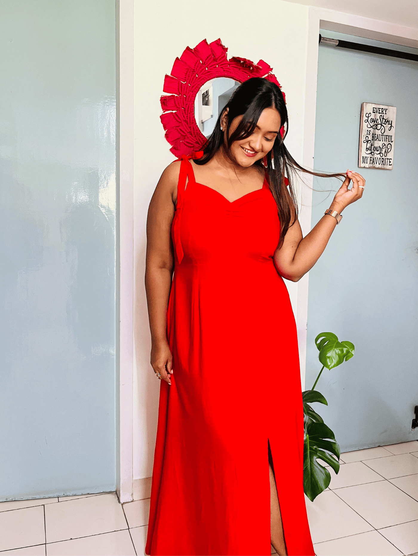 Red Scarlet Siren dress