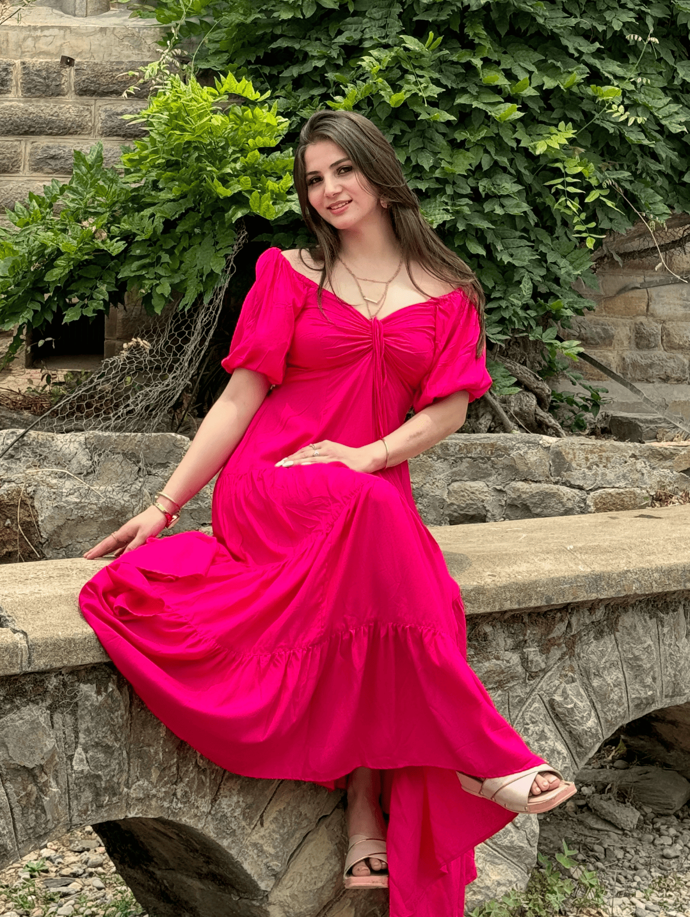 Blushing Petal Dress (no cut-out)