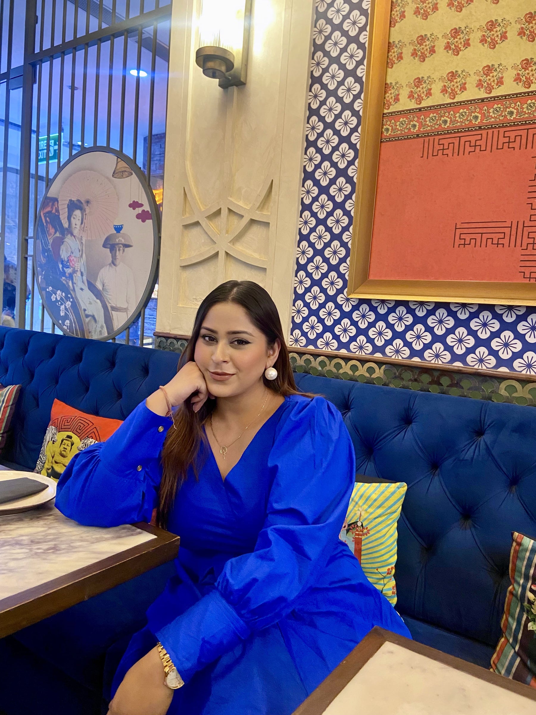 Blue Citrus Dress