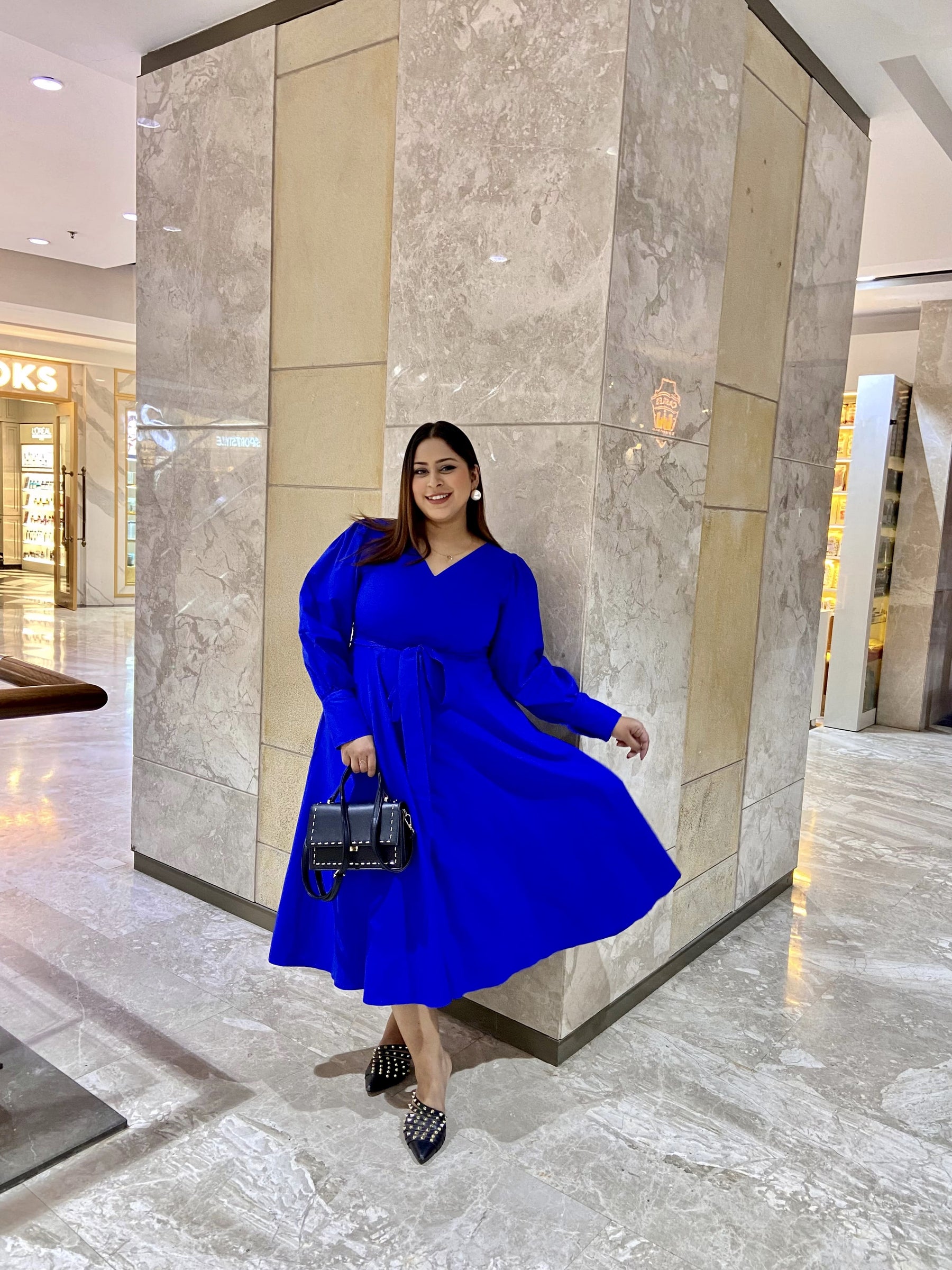 Blue Citrus Dress