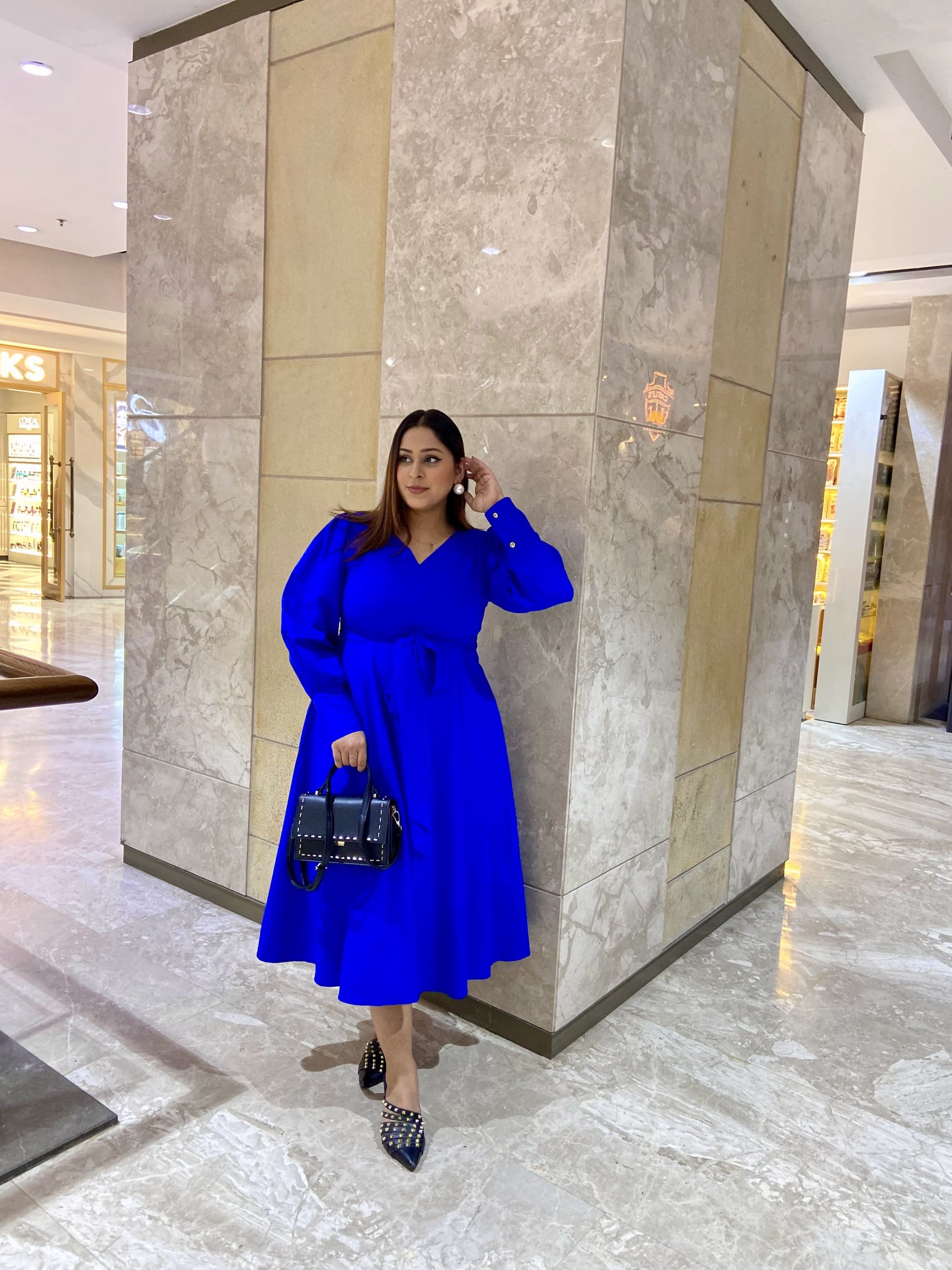 Blue Citrus Dress