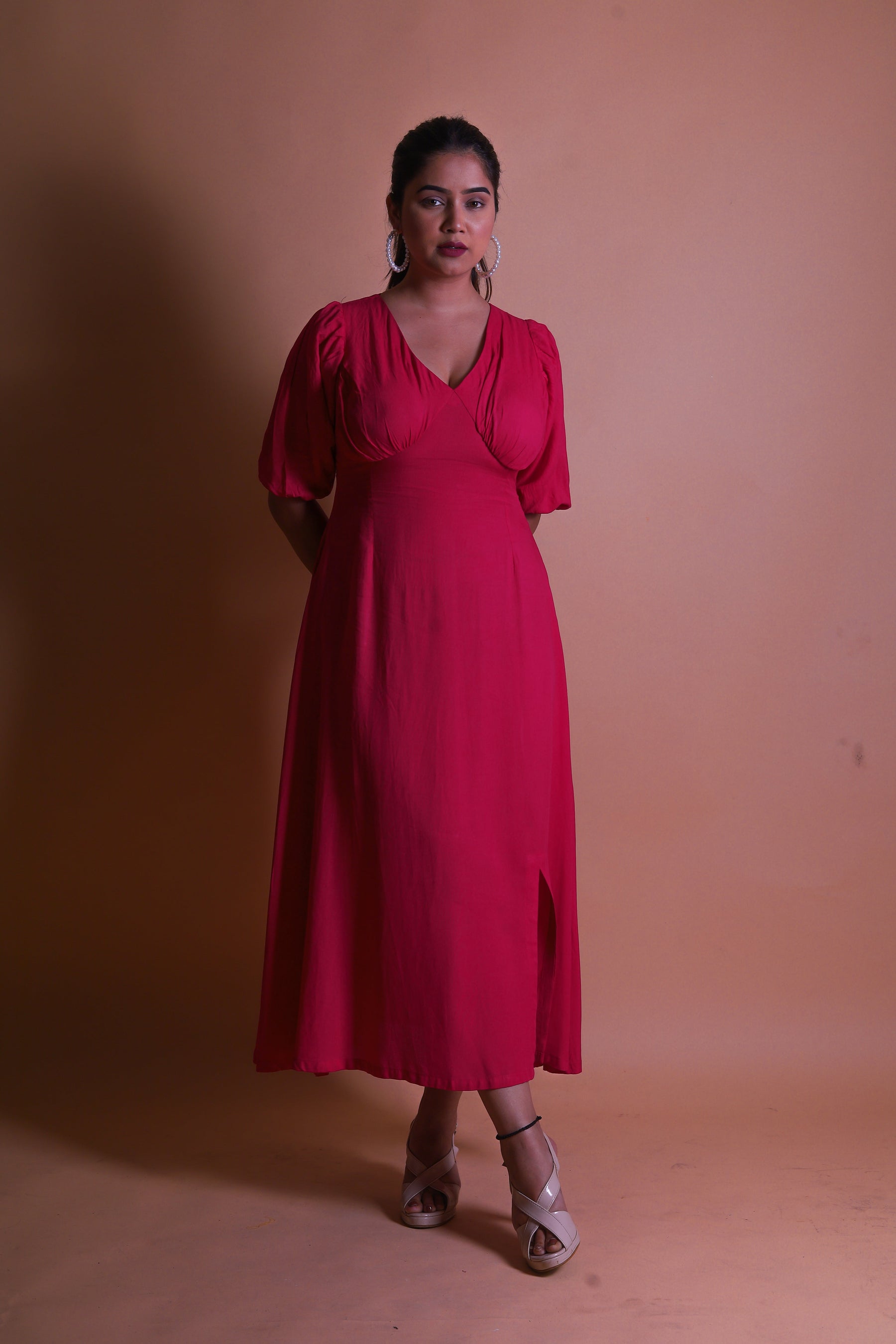 Bold Berry Dress