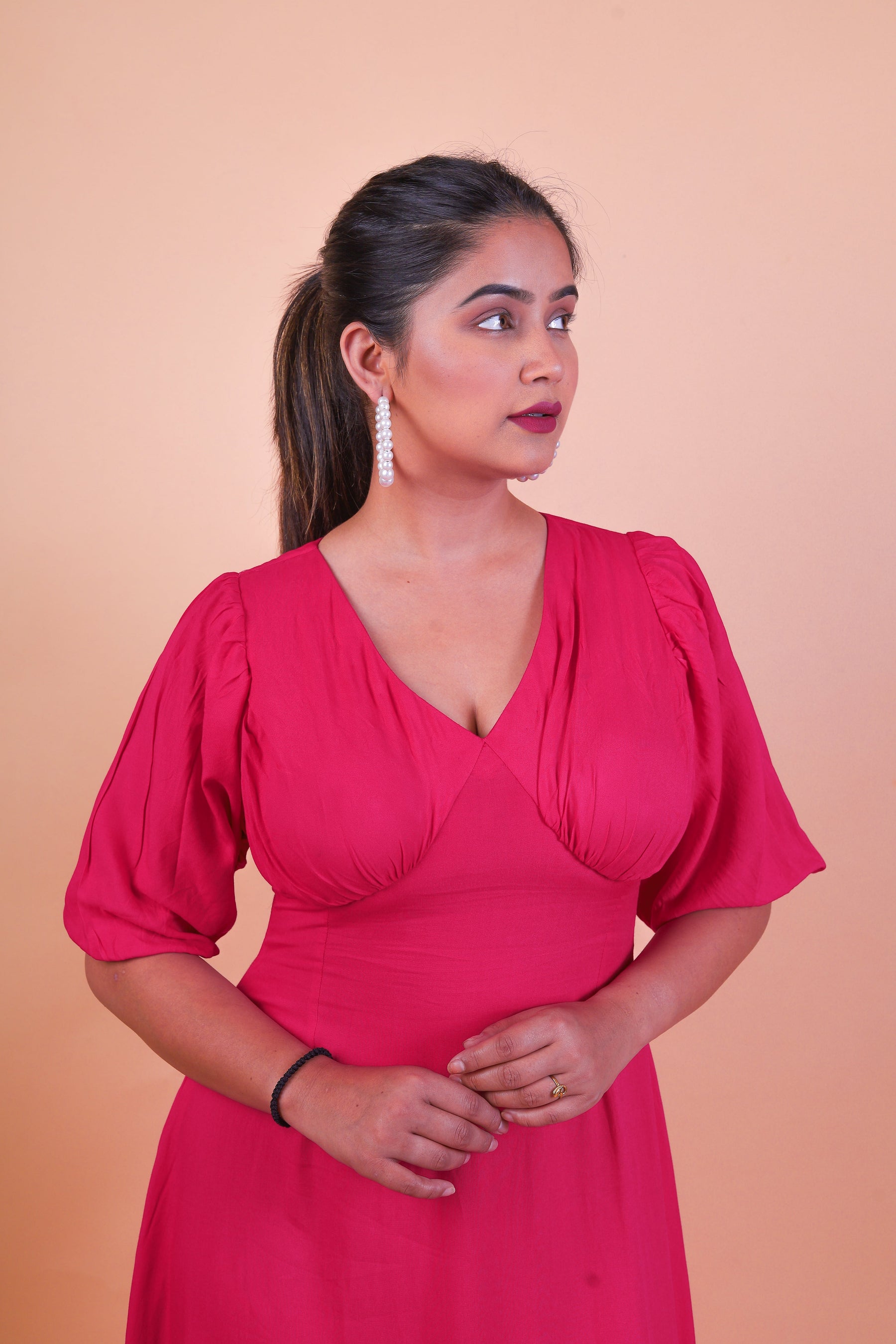 Bold Berry Dress