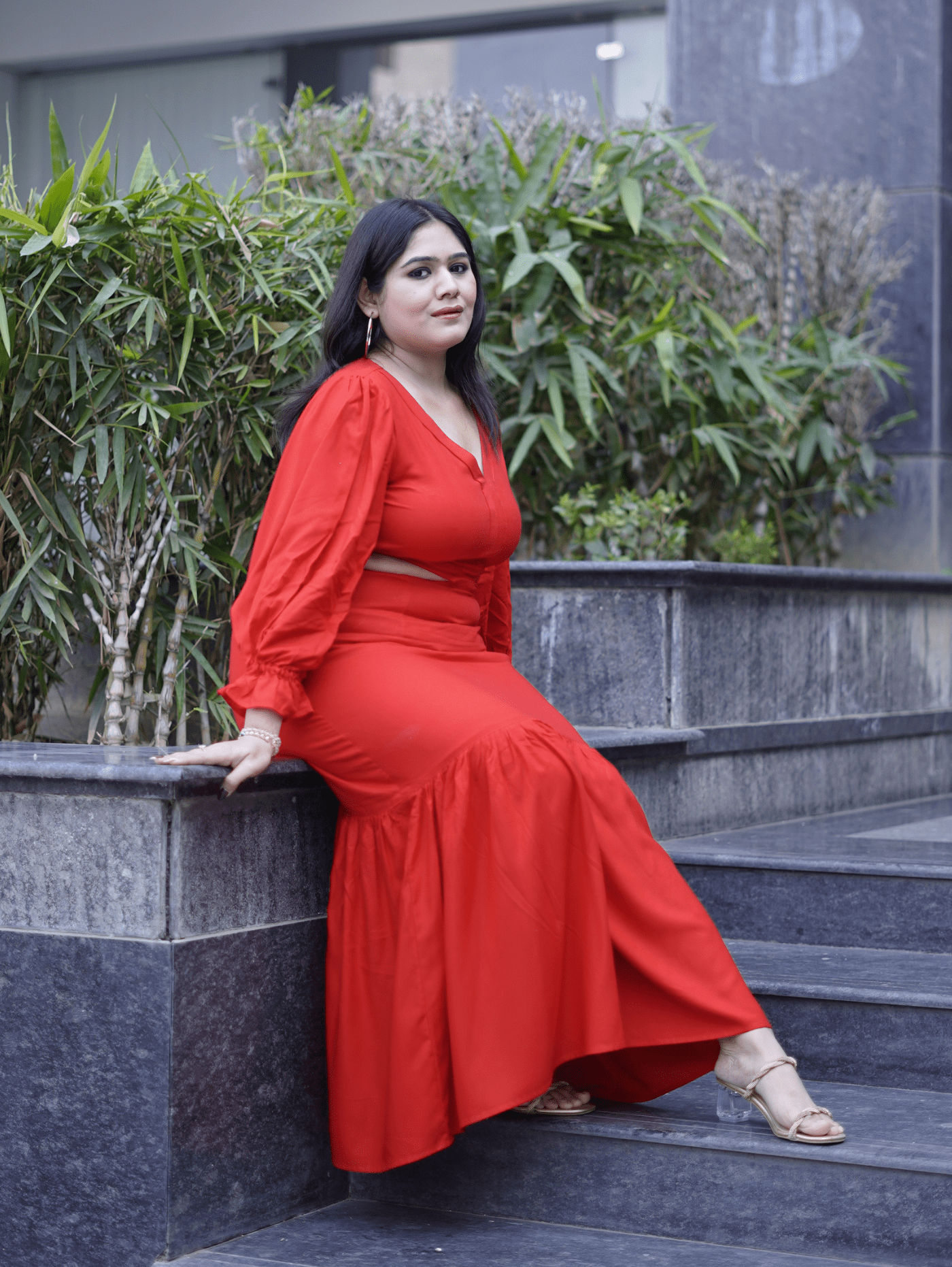 Red Oasis Dress