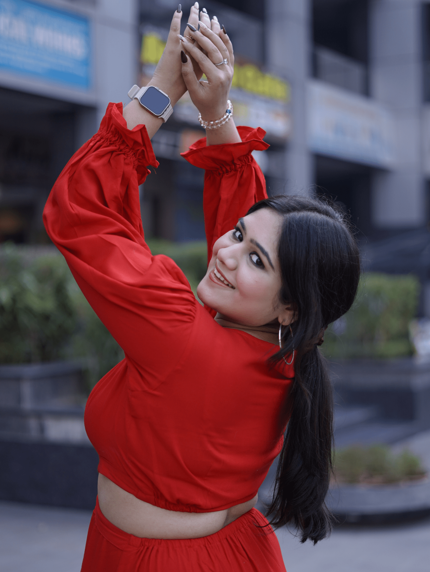 Red Oasis Dress