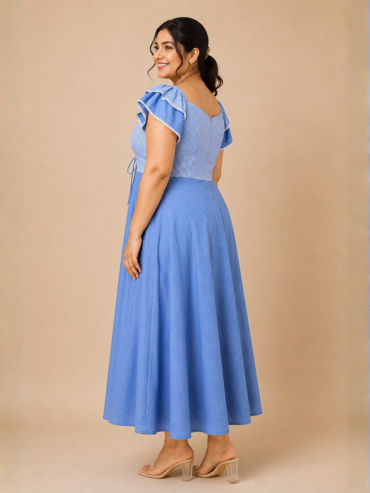 Dreamy Sky A-Line Dress