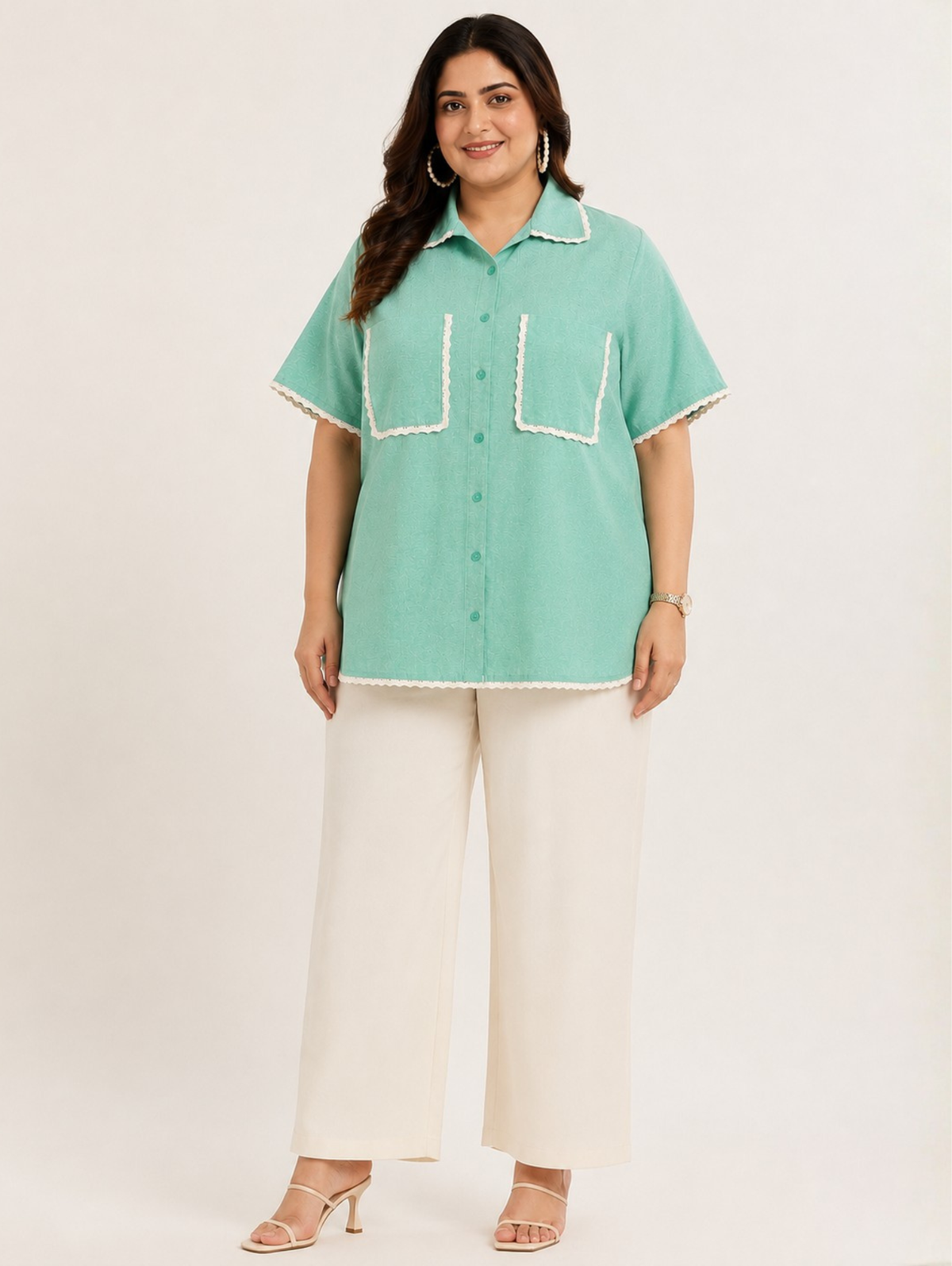 Lace Trim Shirt