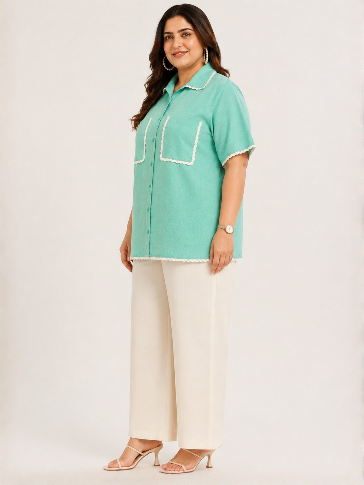 Lace Trim Shirt