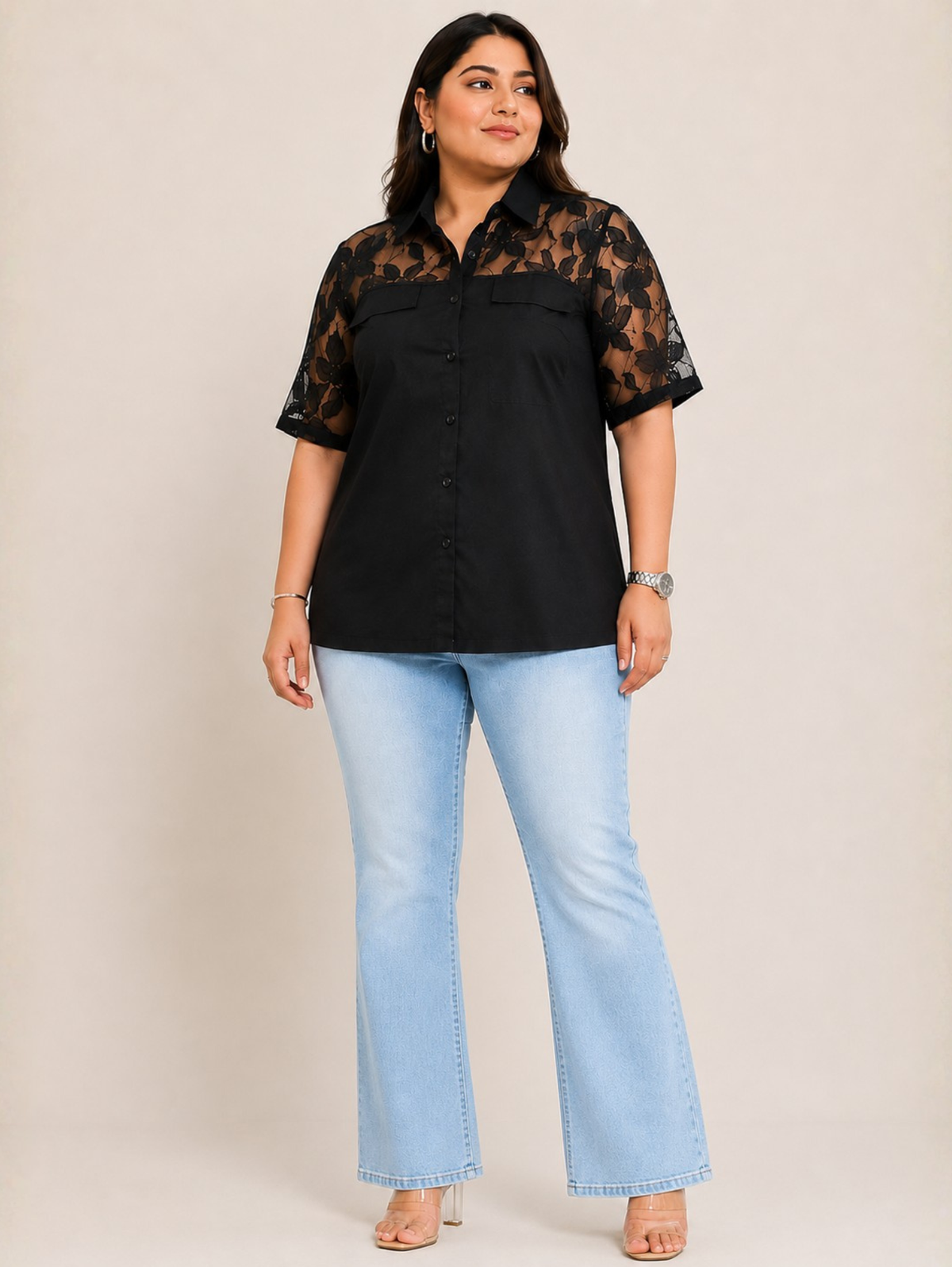 Ebon Grace Black Shirt