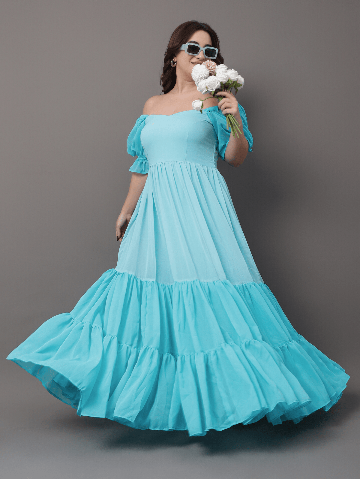 Nebula Georgette Dress