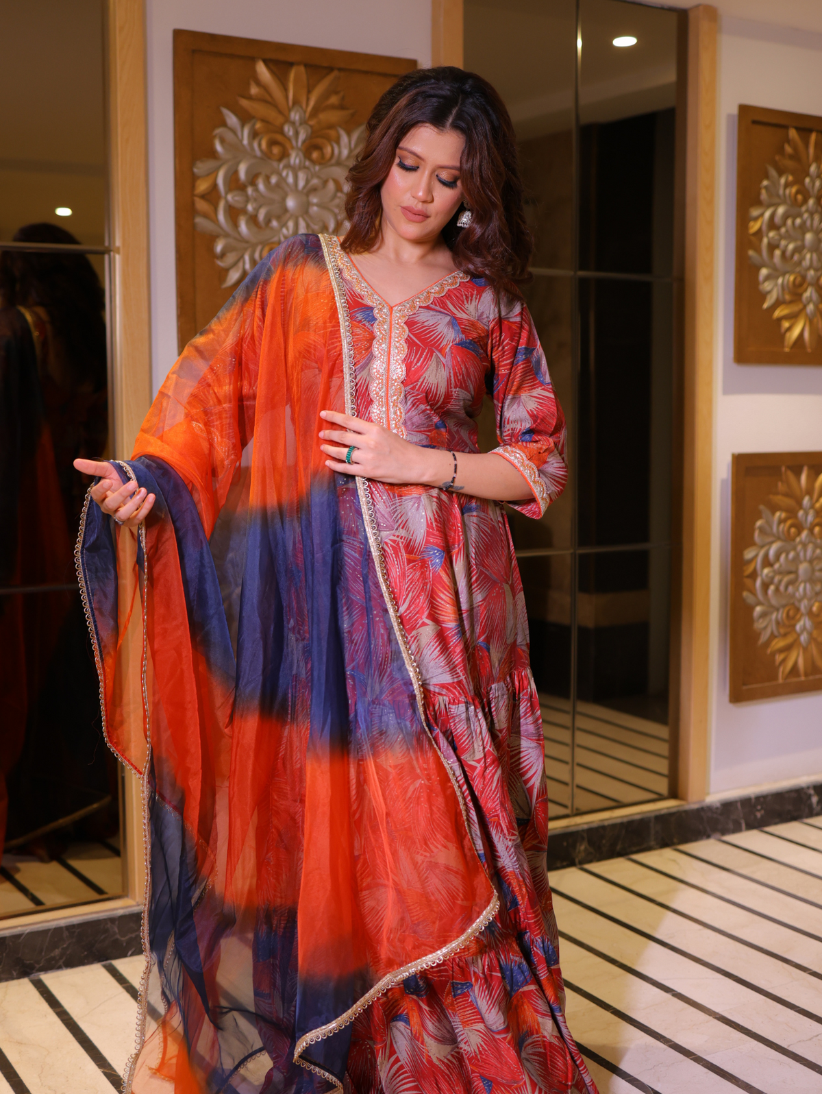 Aahana Anarkali Set