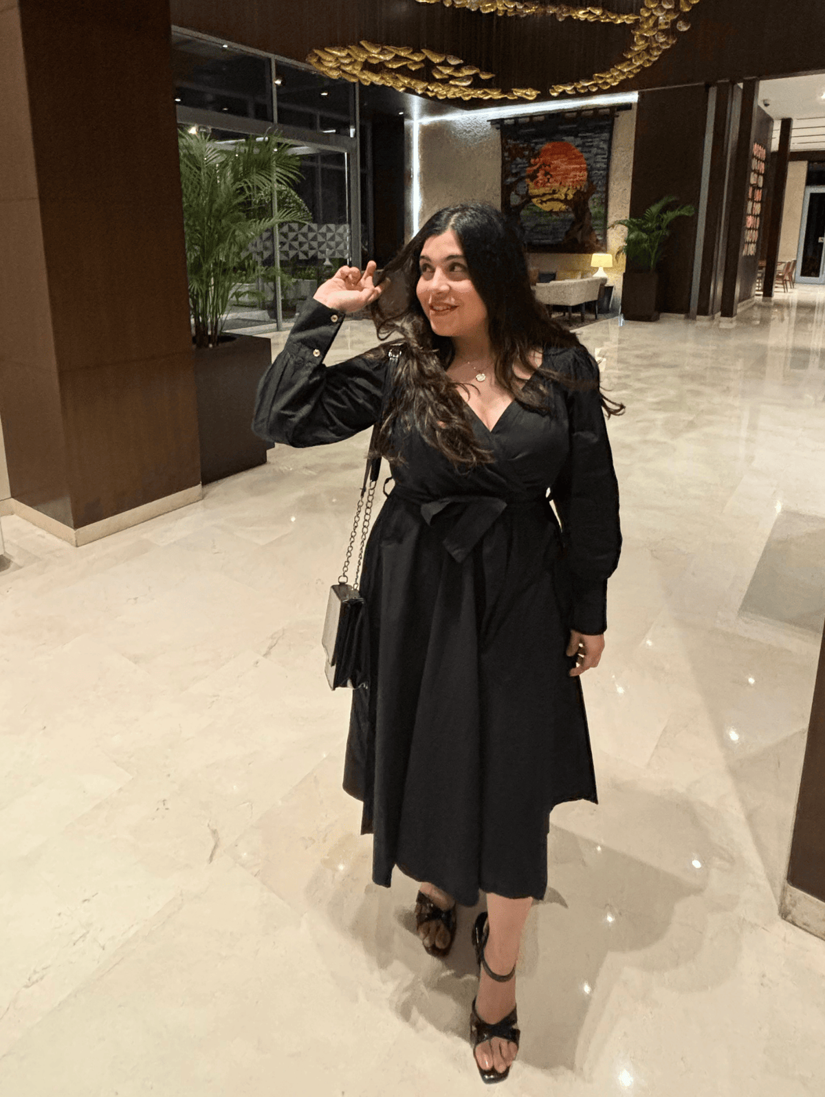 Black Citrus Dress