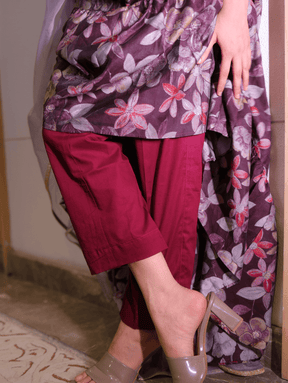 Modern Maharani Anarkali Set
