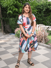 Prismatic Chic Dress