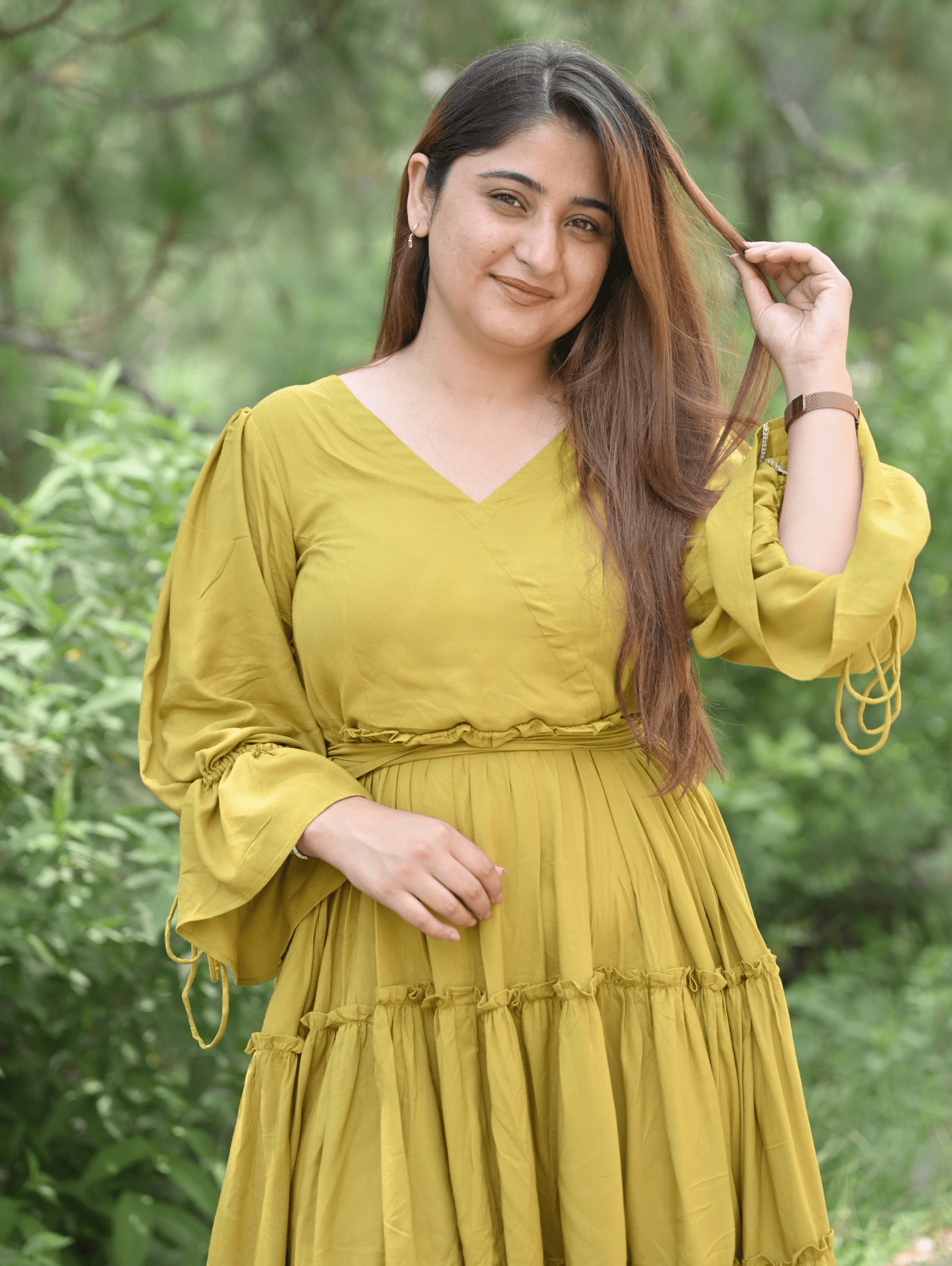 Mustard Melody Dress