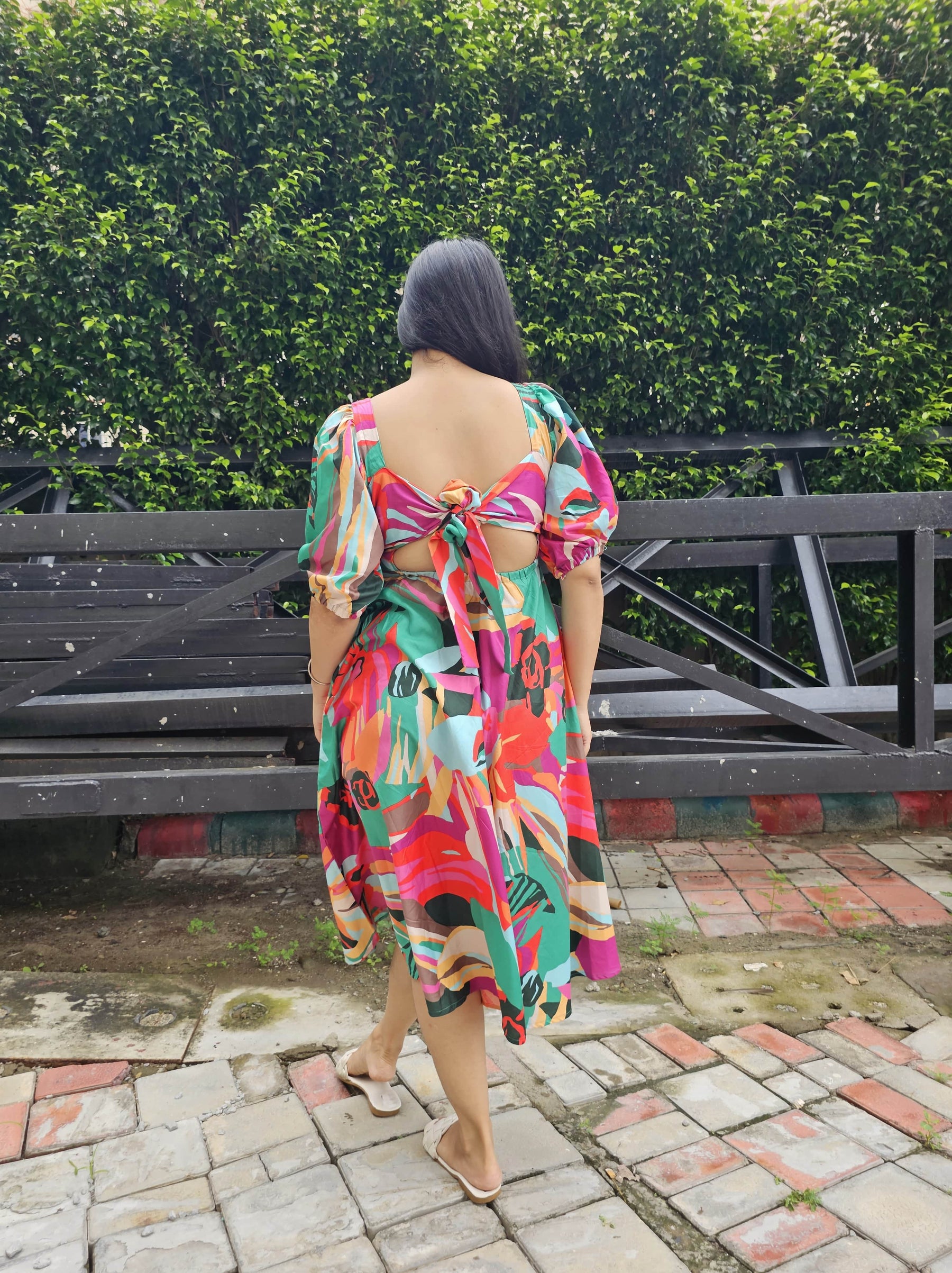 Mansi Singh Featuring in Floral Sonnet Dress