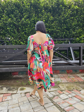 Mansi Singh Featuring in Floral Sonnet Dress