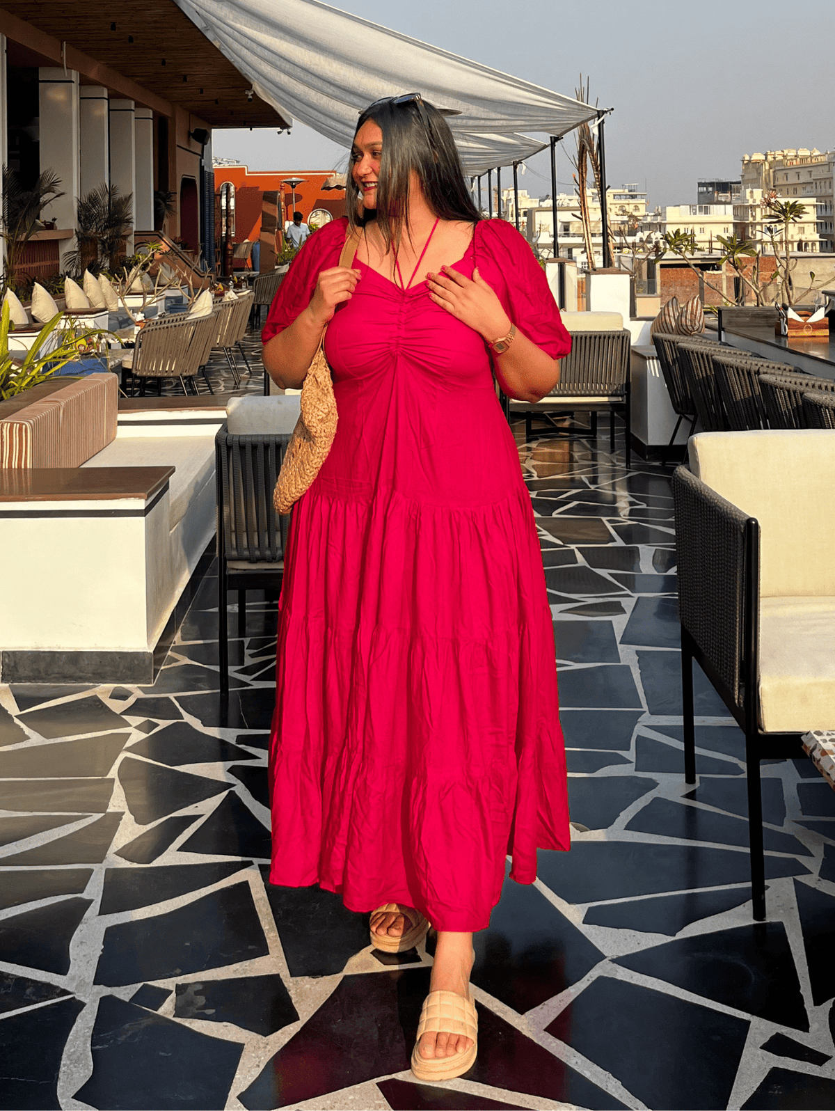 Blushing Petal Dress (no cut-out)