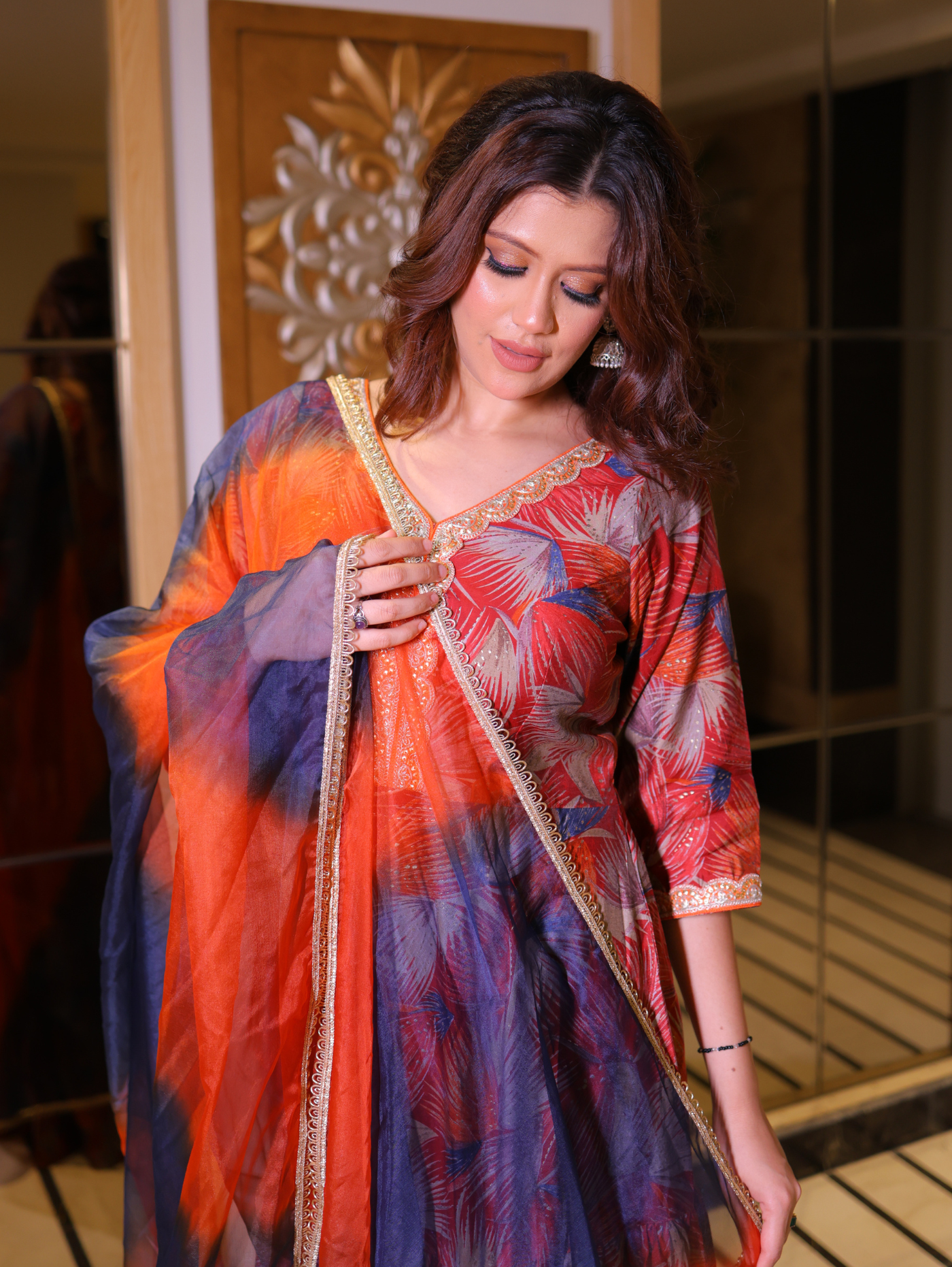 Aahana Anarkali Set