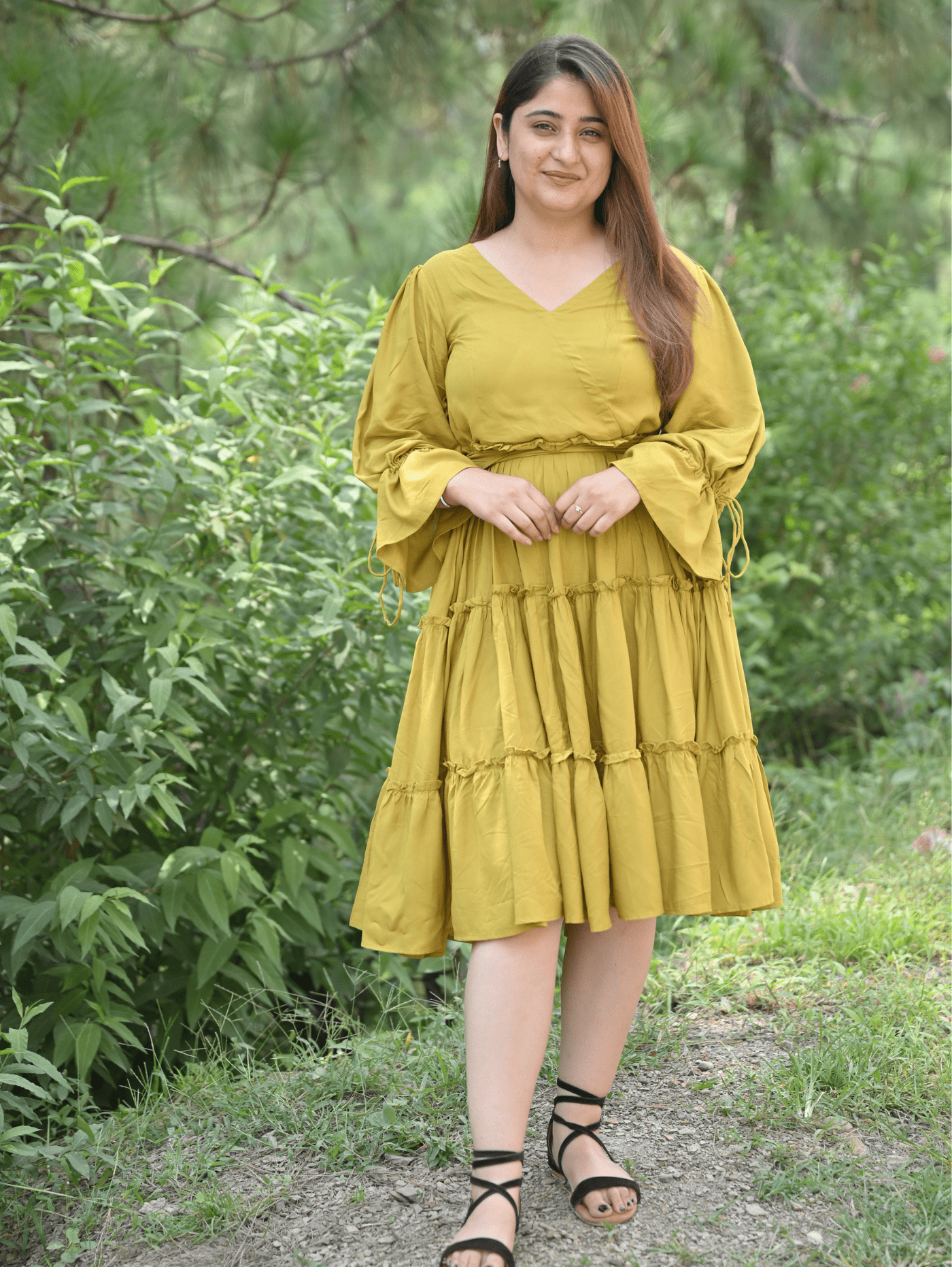 Mustard Melody Dress