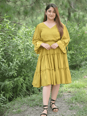Mustard Melody Dress