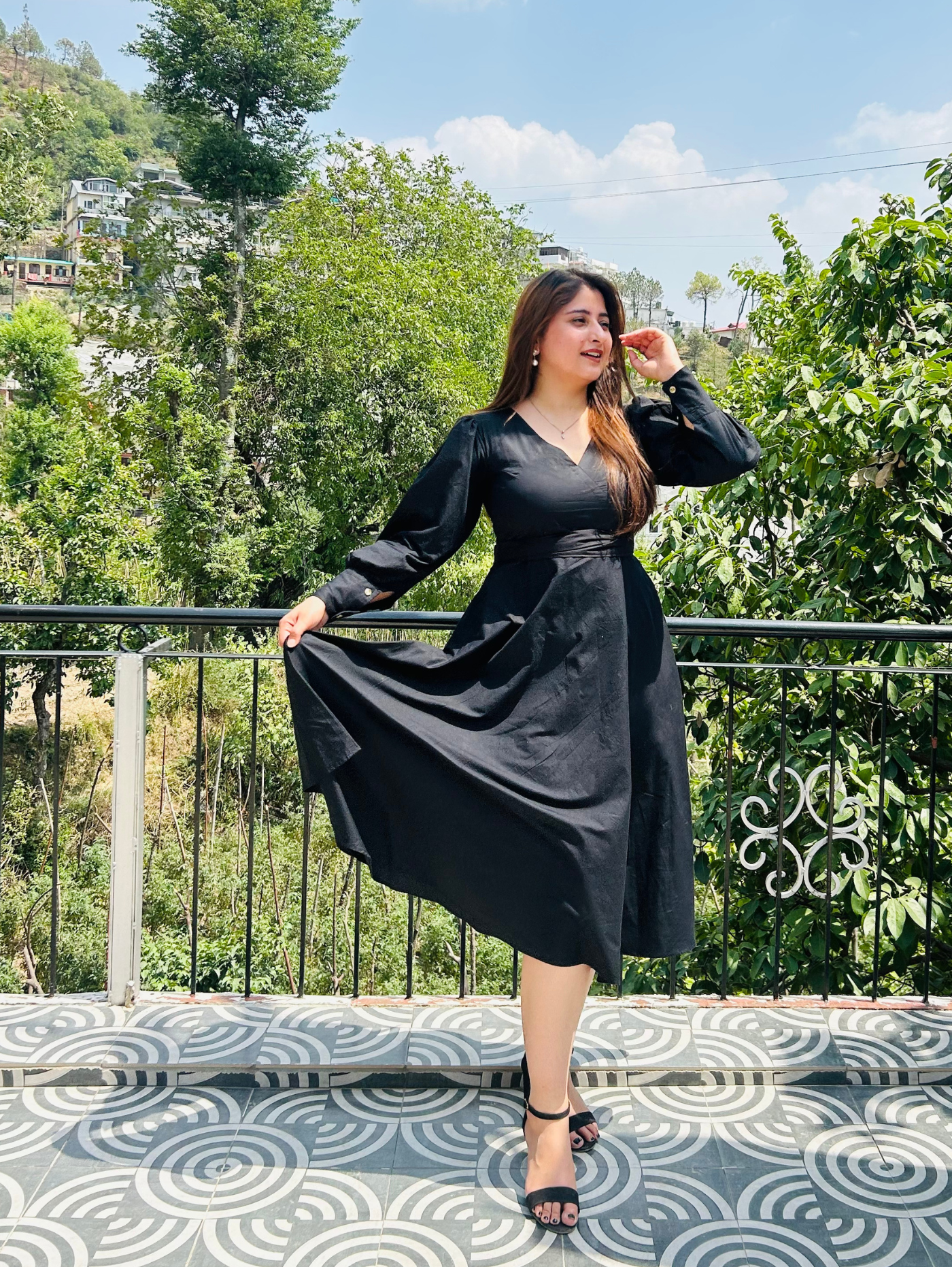Black Citrus Dress