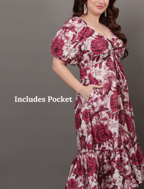 Winy floral Dress