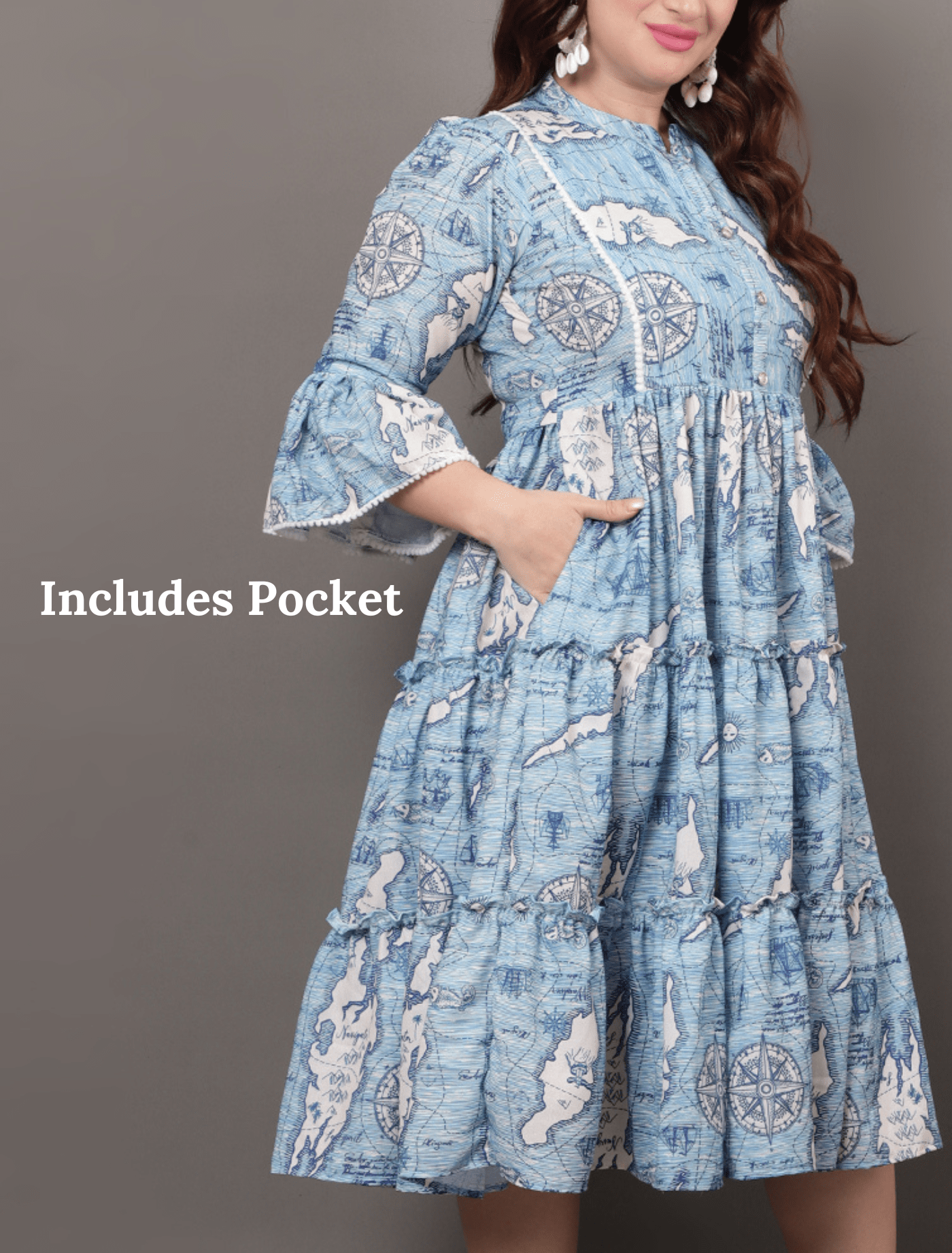 Oceanic Dust Dress