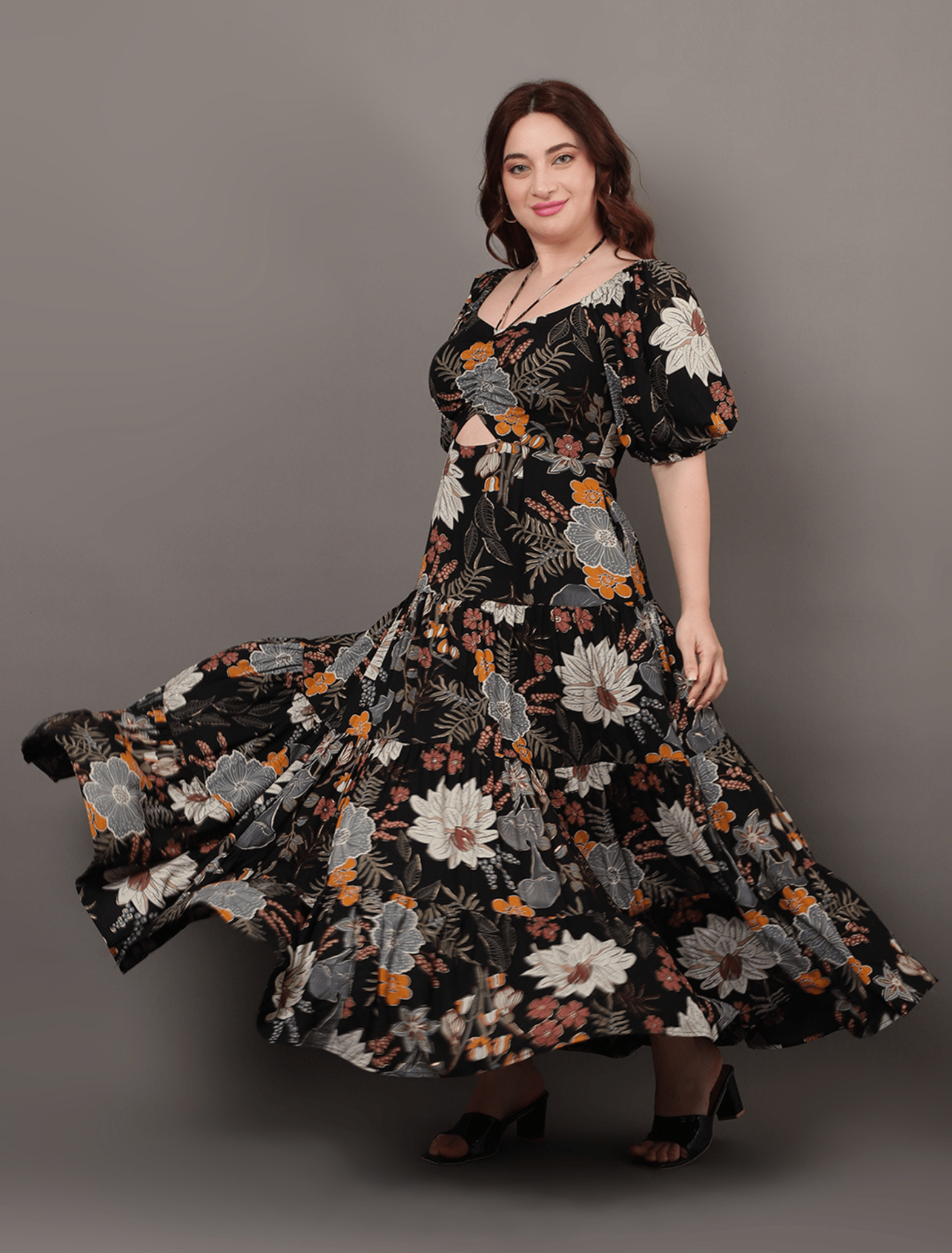 Inky Shadow Dress