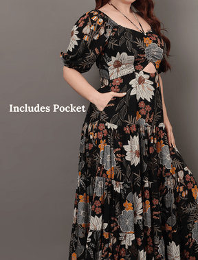 Inky Shadow Dress