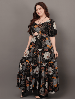 Inky Shadow Dress