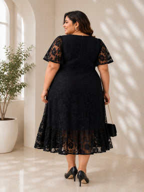 Black Sunflower Party Dress