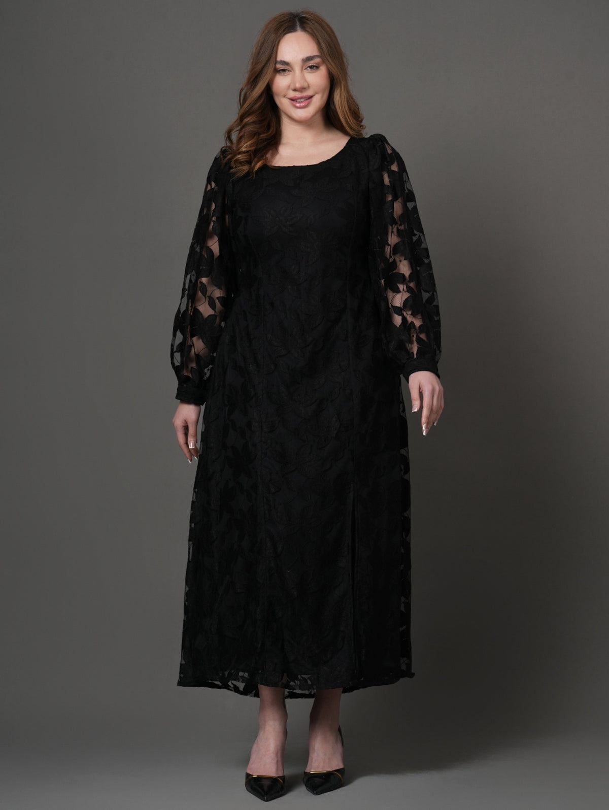 Occy Fit Black Dress