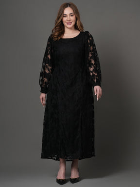 Occy Fit Black Dress