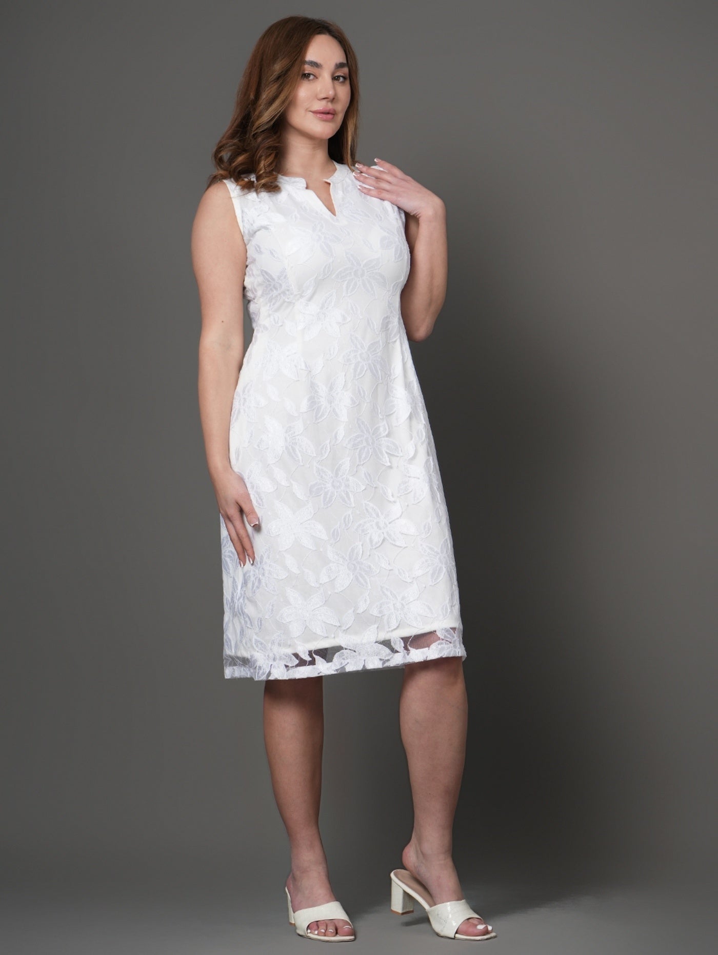Flora Ease Net Dress