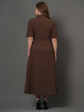 Mocha Muse Shirt Dress