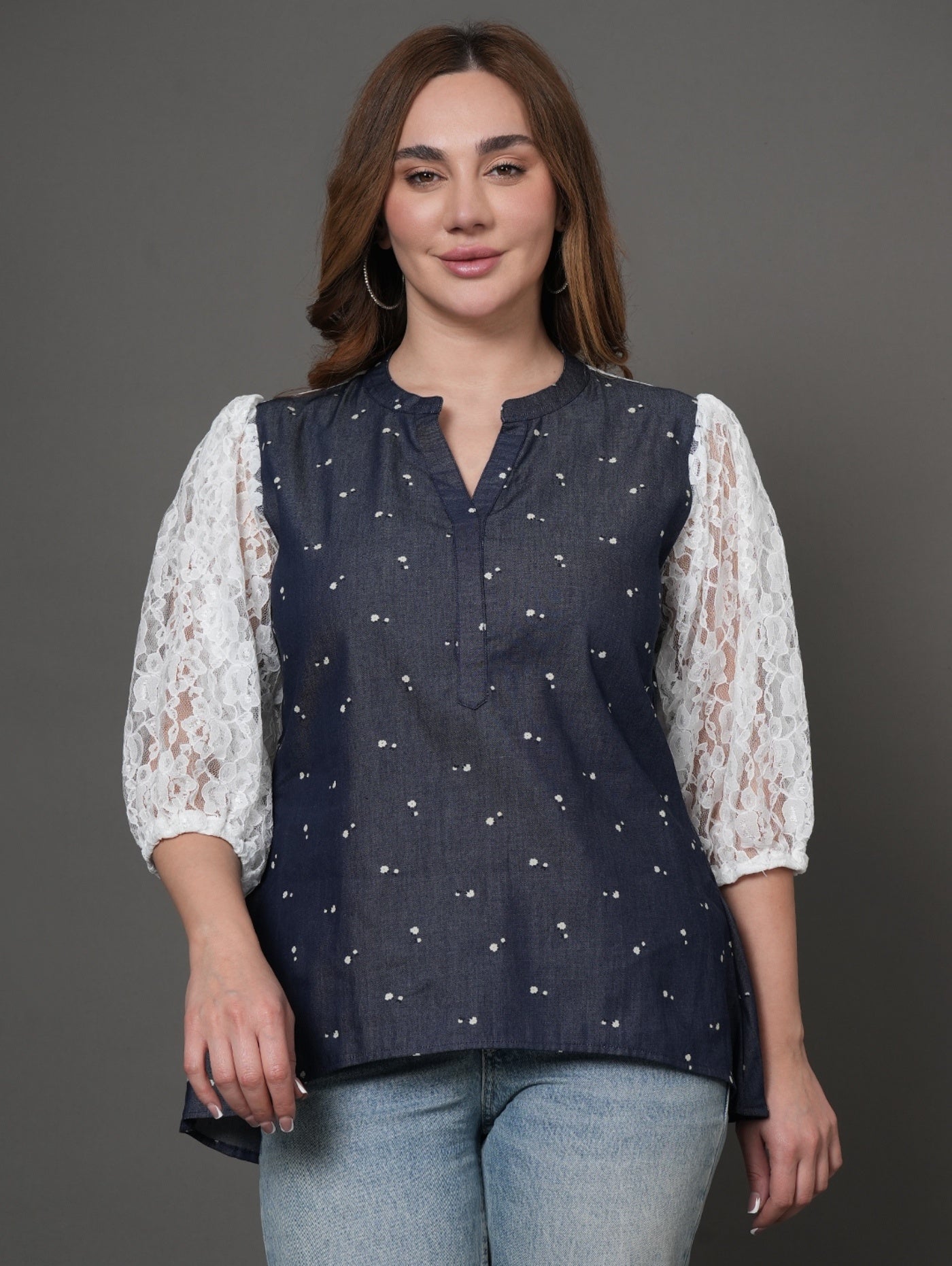 Denim Grace Top