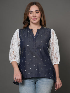 Denim Grace Top