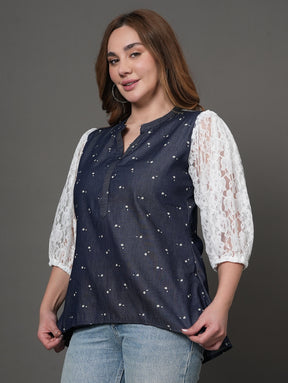 Denim Grace Top