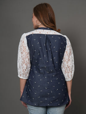 Denim Grace Top