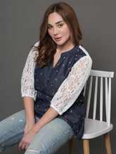 Denim Grace Top
