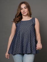 Cloudy Blue Denim Top