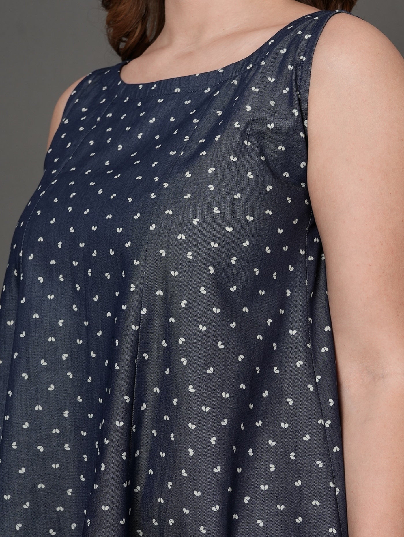 Cloudy Blue Denim Top