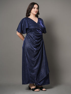 Sparkle Drape Party Dress