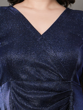 Sparkle Drape Party Dress