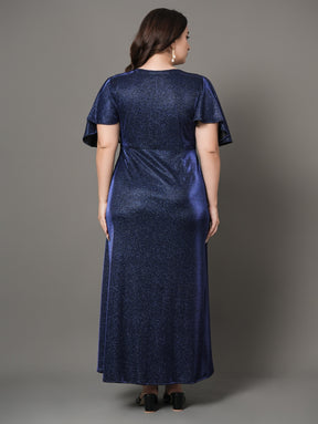 Sparkle Drape Party Dress