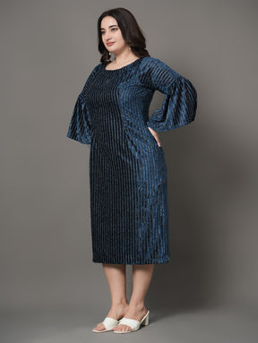 Blue Ember Party  Dress