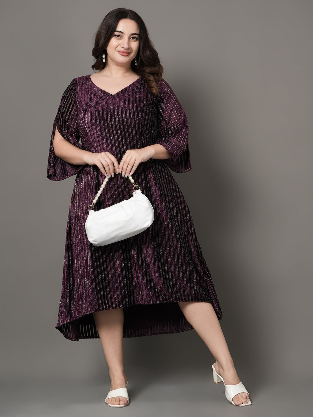 Wine Whisper Party Dress