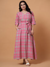 Everpink Check A-Line Dress